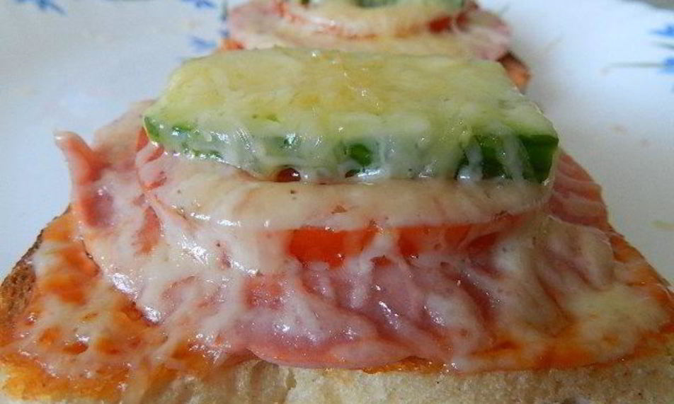 Рецепт горячего бутерброда лентяйка