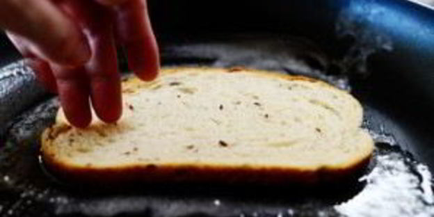 горячий бутерброд с фаршем