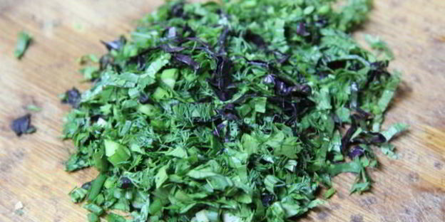 зеленые бутерброды