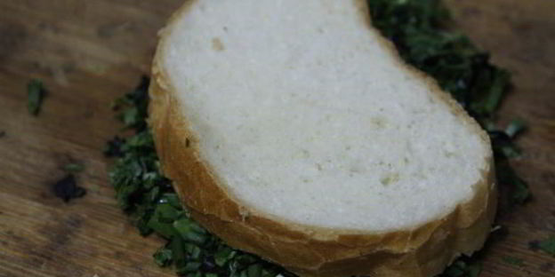 зеленые бутерброды