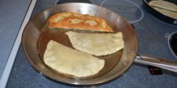 чебуреки домашние с мясом