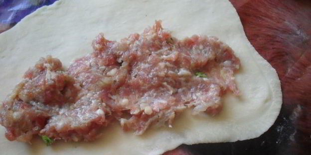 чебуреки из заварного теста