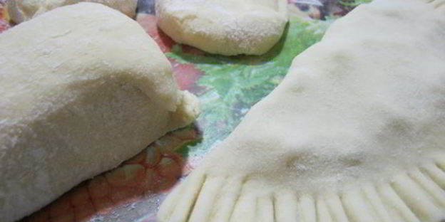 чебуреки с картофелем и сыром