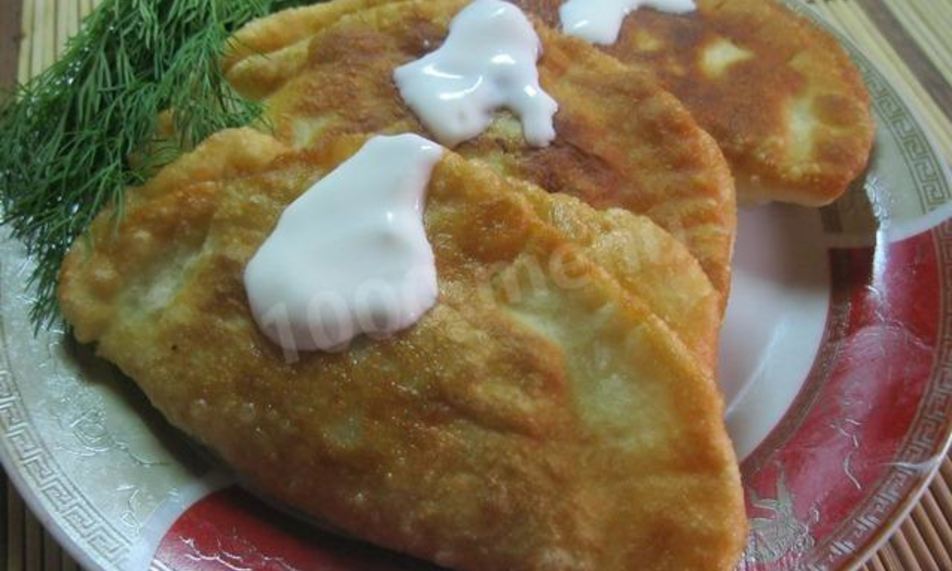 Рецепт чебуреков с курицей и зеленью