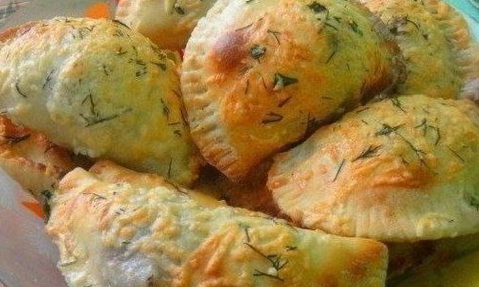 Рецепт чебуреков с мясным фаршем в духовке