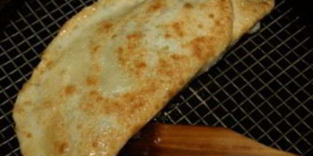 чебуреки с зеленью