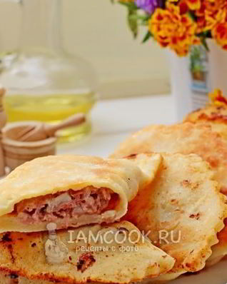 Домашние чебуреки на кефире