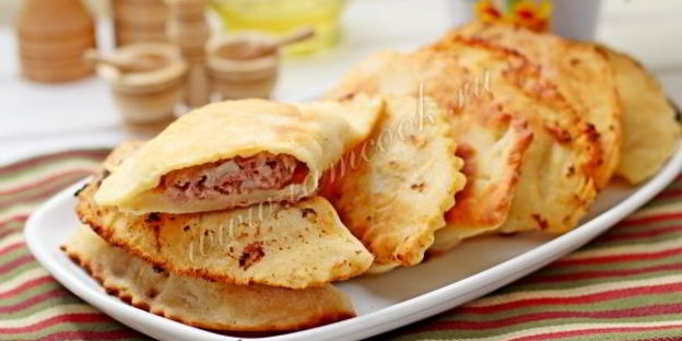 домашние чебуреки на кефире