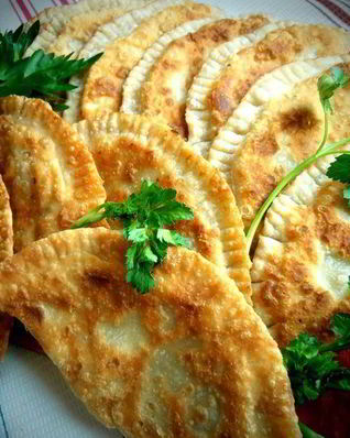 Картофельные чебуреки для постящихся