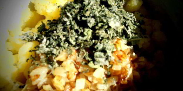 картофельные чебуреки для постящихся