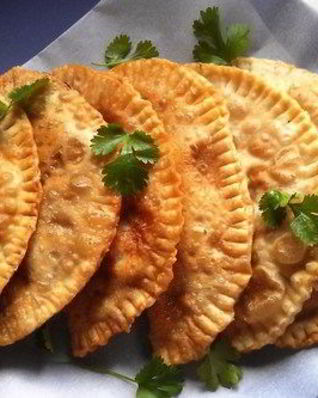 Крымские чебуреки с мясом и луком