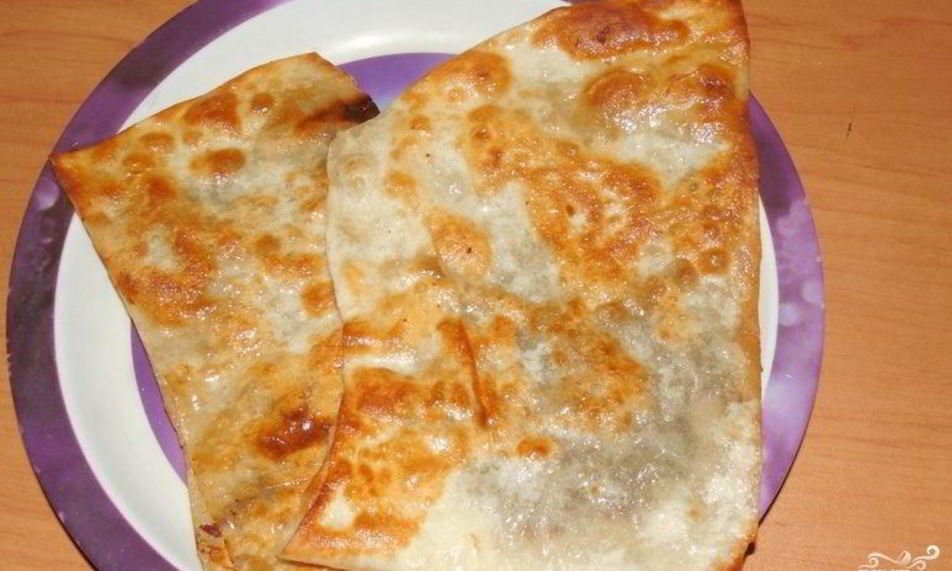 Рецепт ленивых чебуреков из лаваша