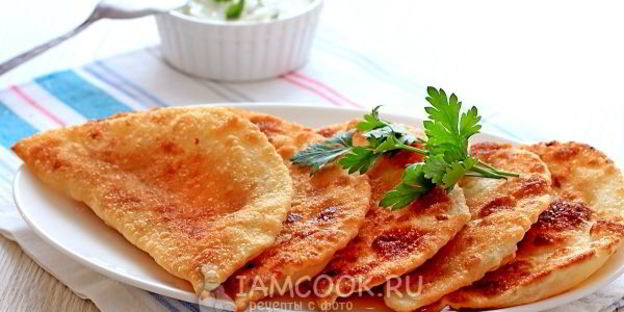 постные чебуреки с картошкой