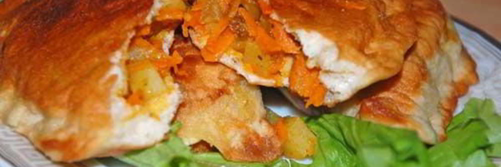 Вегетарианские чебуреки