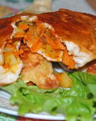 Вегетарианские чебуреки