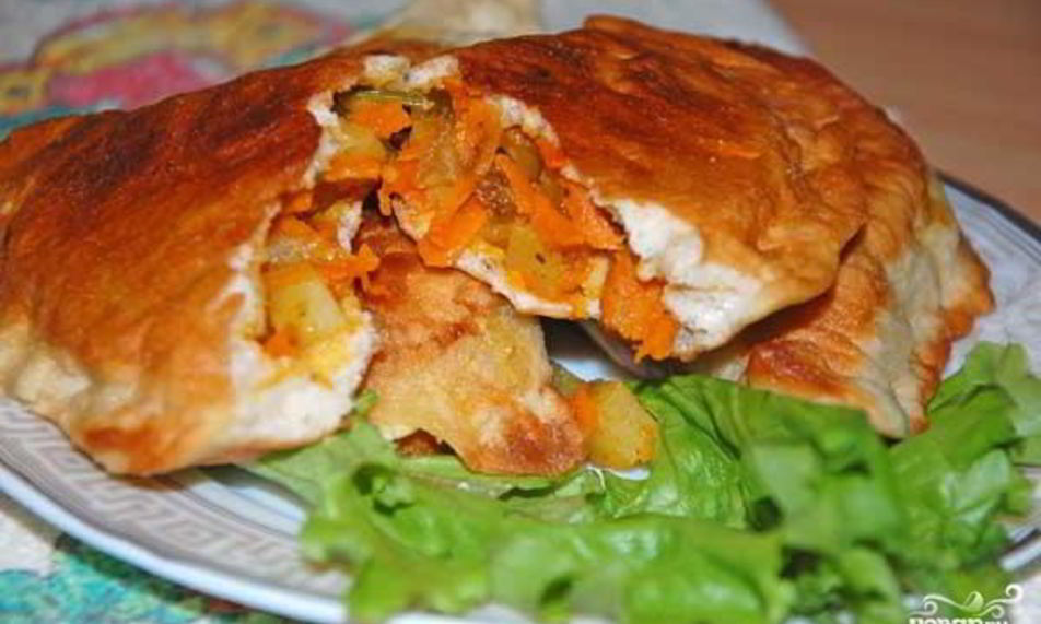 Рецепт вегетарианских чебуреков