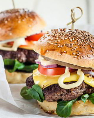 Домашний чизбургер