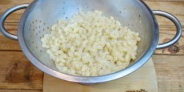 макароны чизбургер