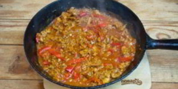 макароны чизбургер