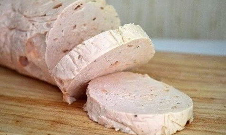 Рецепт домашней колбасы из куриного филе для бутербродов