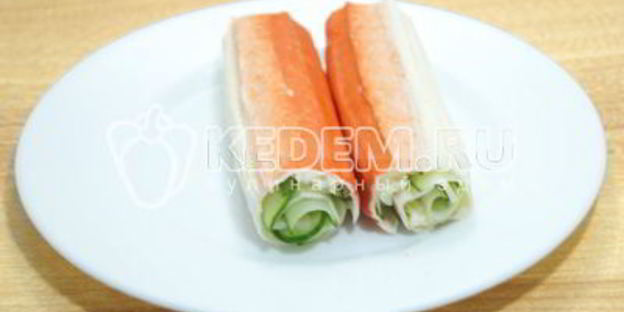 фаршированные крабовые палочки