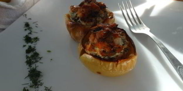 фаршированные яблоки