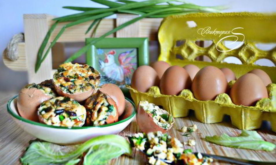 Рецепт фаршированных куриных яиц