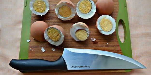 фаршированные куриные яйца