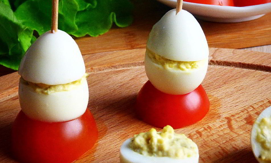 Рецепт фаршированных перепелиных яиц