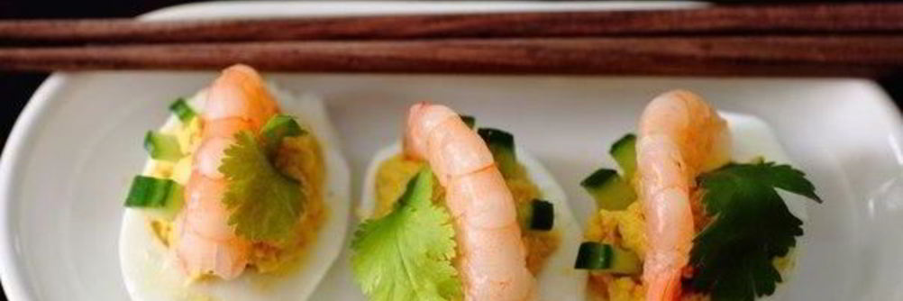 Фаршированные яйца фьюжн