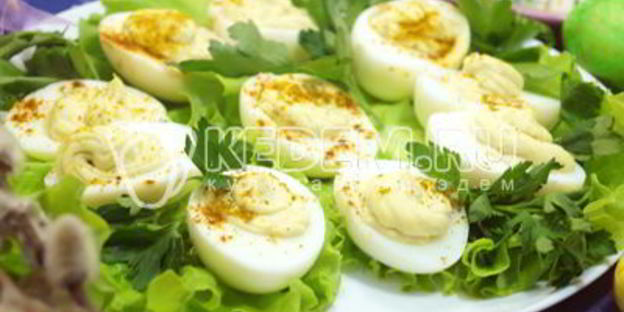 фаршированные яйца карри