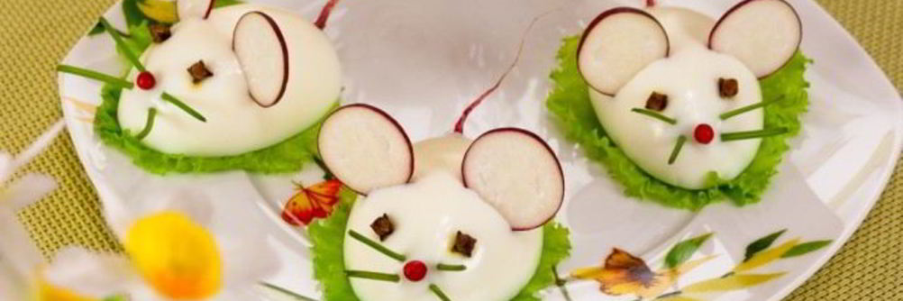 Фаршированные яйца Крысята