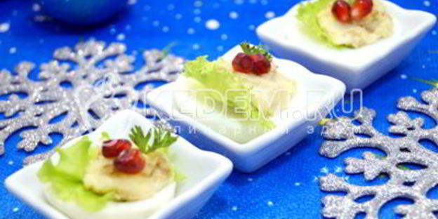 фаршированные яйца на праздничный стол