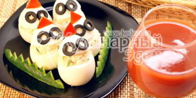 фаршированные яйца привидения