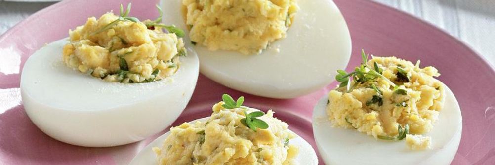 Фаршированные яйца с хреном