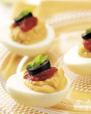 Фаршированные яйца Санта Фе