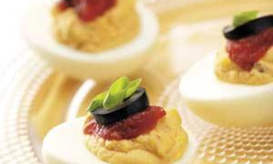 Рецепт фаршированных яиц санта фе