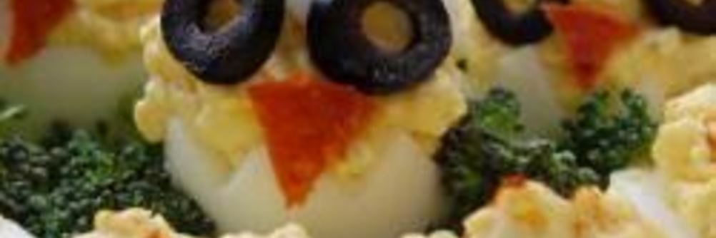 Фаршированные яйца Цыплята