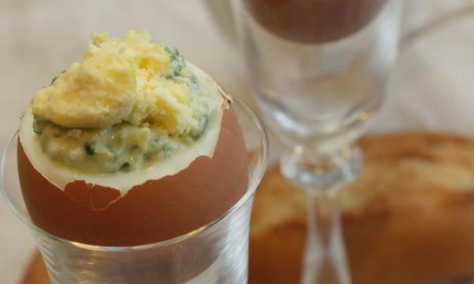 Рецепт фаршированных яиц в скорлупе