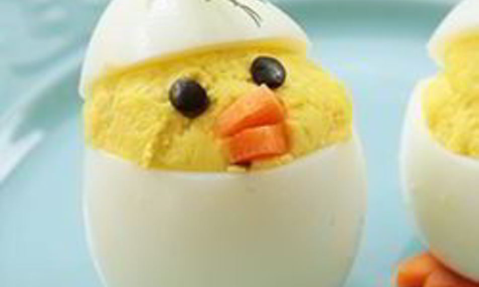 Рецепт фаршированных яиц веселых цыплята