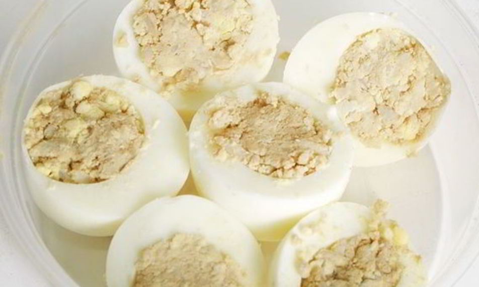 Рецепт яиц, фаршированных рисом