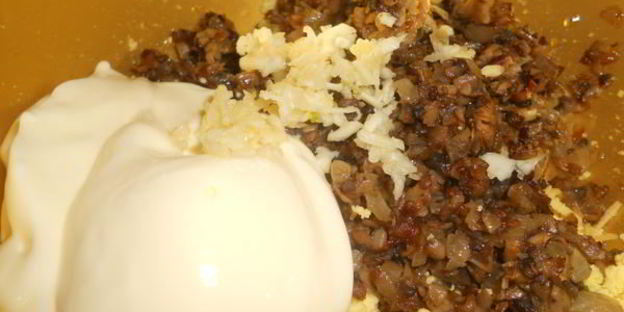 яйца фаршированные с грибами