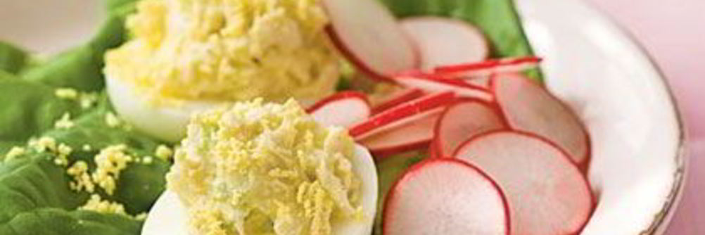 Яйца фаршированные с сыром