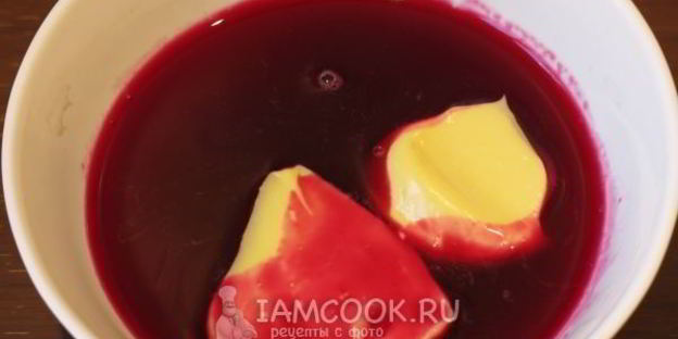 яйца фаршированные в цветном желе