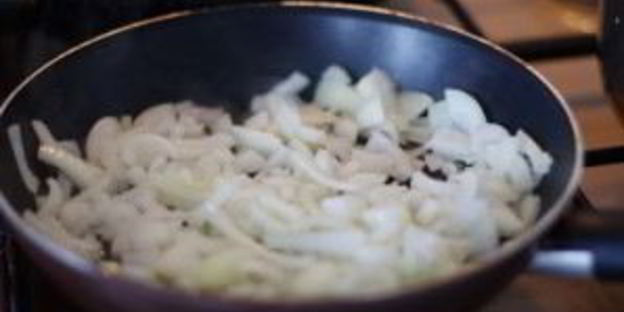 фасоль с баклажанами