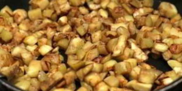 фасоль с баклажанами