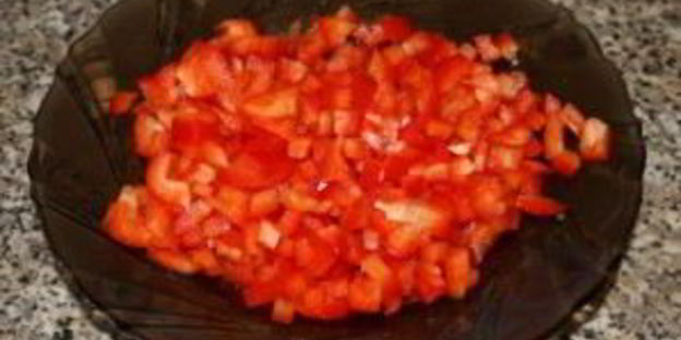 фасоль с баклажанами