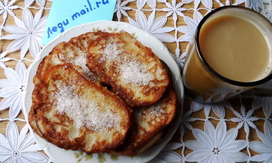 Рецепт банановых гренков