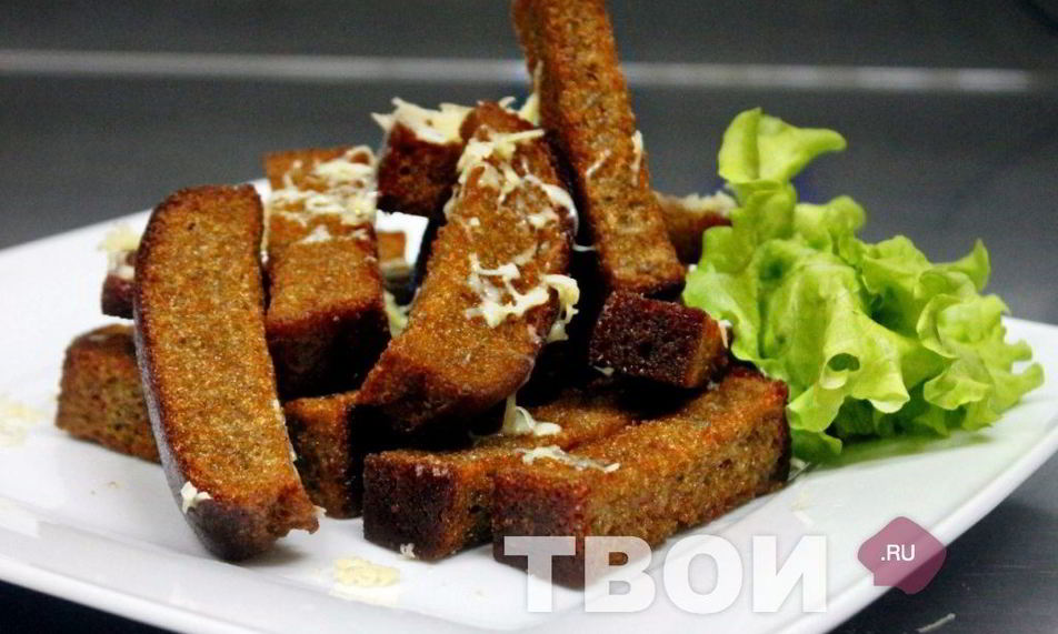 Рецепт чесночных гренков