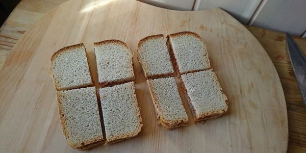 горячие мини-гренки